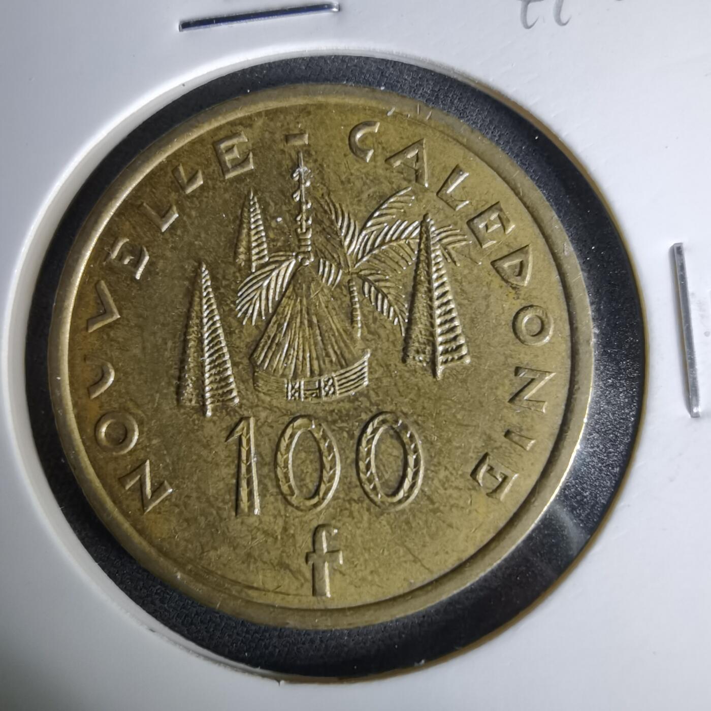 沼泽如烟--第1041场 法属新喀里多尼亚2007年100法郎