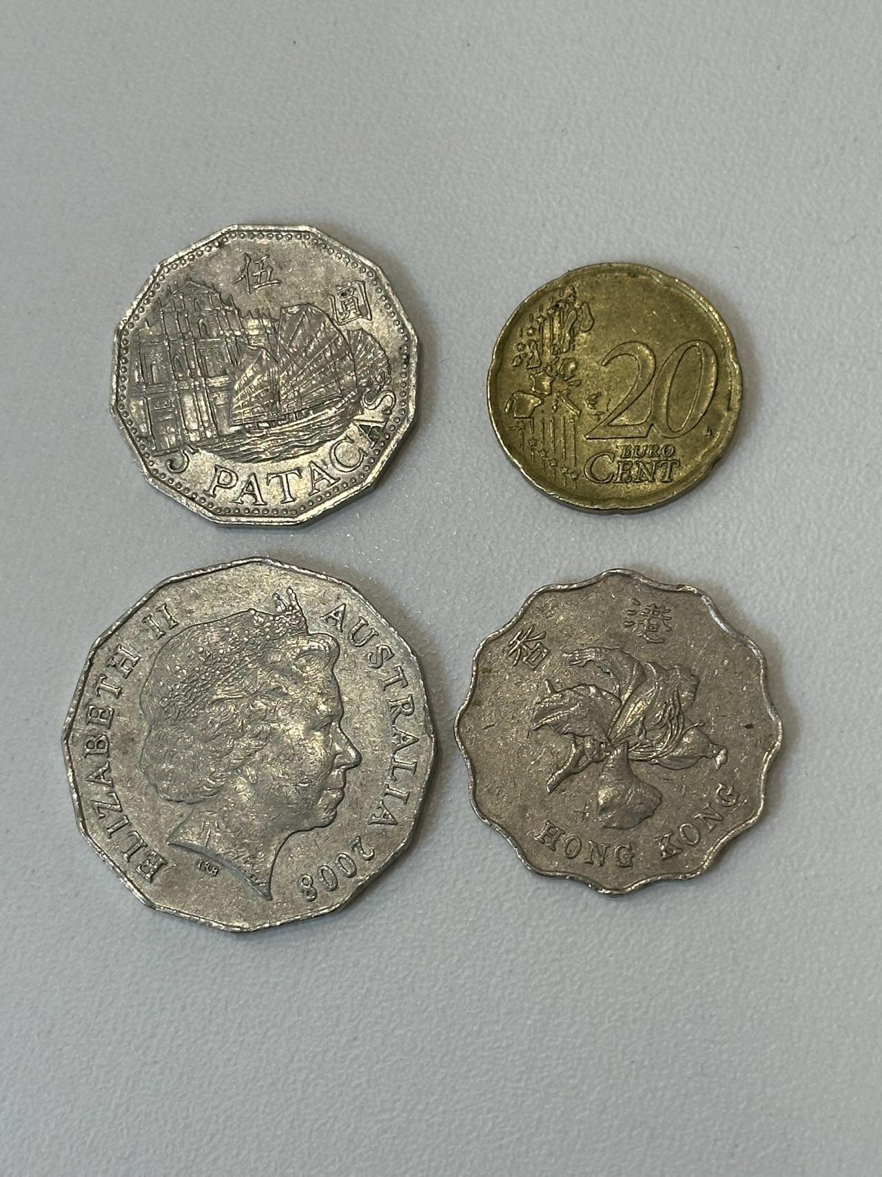 丙午马年四月第一场 。本期更新了稀有大革命纸币 4枚异体硬币。香港澳门都是回归前的好年份，欧元是02年初代版本。（不设起拍，放漏）