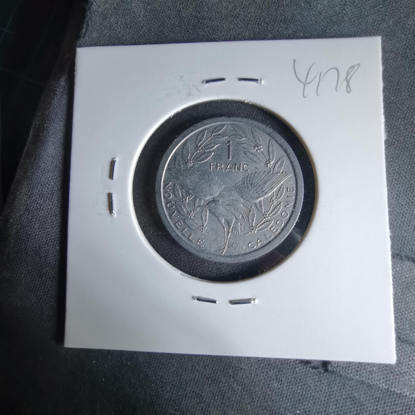 沼泽如烟--第1041场 法属新喀里多尼亚1982年1法郎