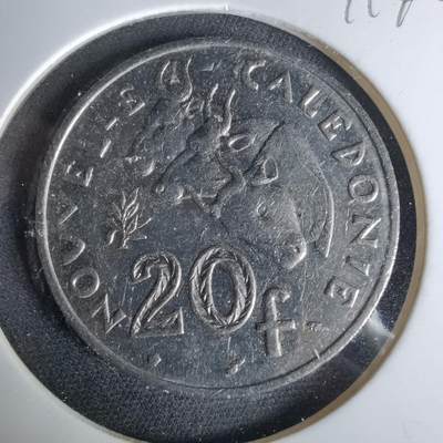 沼泽如烟--第1041场 - 法属新喀里多尼亚1991年20法郎