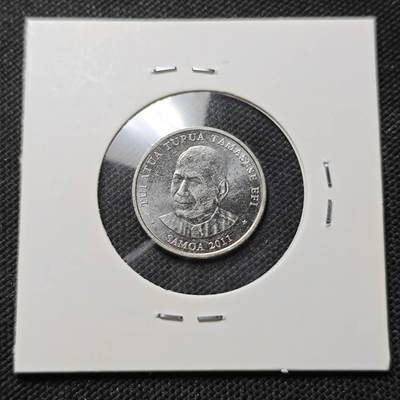 KK钱币收藏小铺  第415期 2月预留时间 周末发货 2011萨摩亚10分