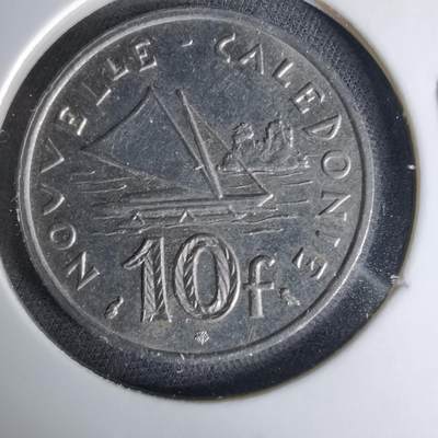 沼泽如烟--第1041场 - 法属新喀里多尼亚1970年10法郎