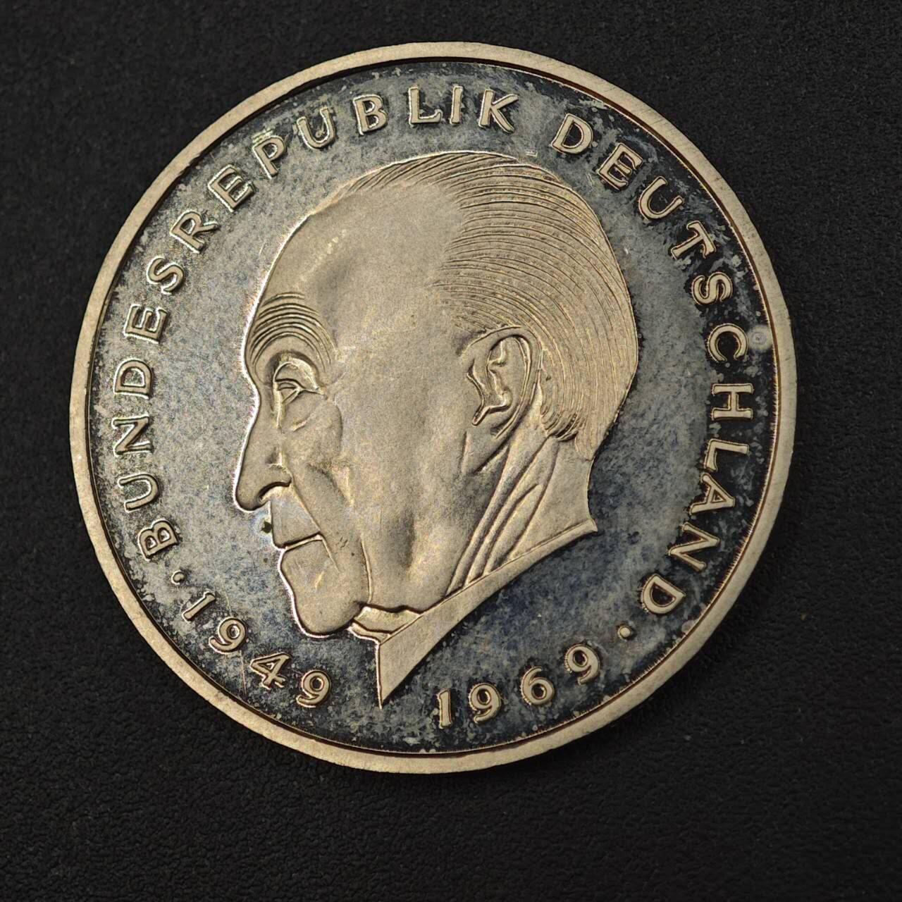 【淘币小摊】实时拍第八百八十七拍   散币场    每周一统一发货 德国1972年2马克精制纪念币