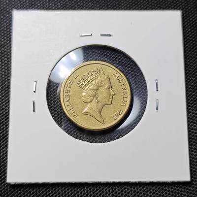 KK钱币收藏小铺  第417期 2月预留时间 周末发货 1988澳大利亚土著人2元 