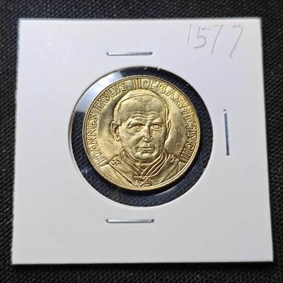 KK钱币收藏小铺  第415期 2月预留时间 周末发货 梵蒂冈200里拉 好品