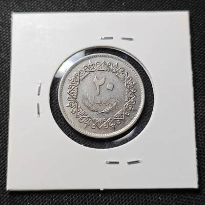 KK钱币收藏小铺  第415期 2月预留时间 周末发货 利比亚20迪拉姆