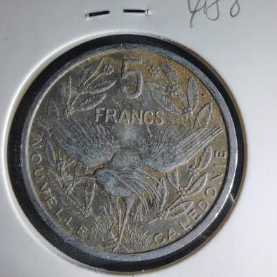 沼泽如烟--第1041场 - 法属新喀里多尼亚1986年5法郎