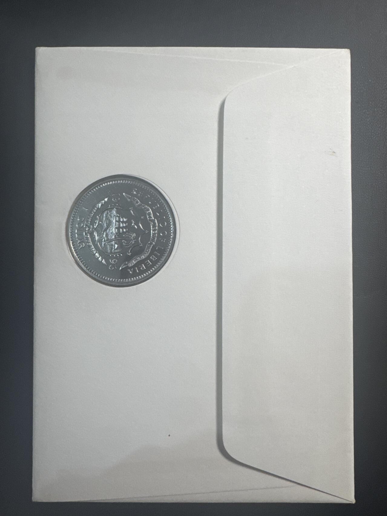 ❤️【币观天下】❤️ 第347期钱币拍卖场- 2026.4.3周五晚上6点半场 长期征集拍品  利比里亚毛泽东纪念币（封）一套2枚铜镍纪念币