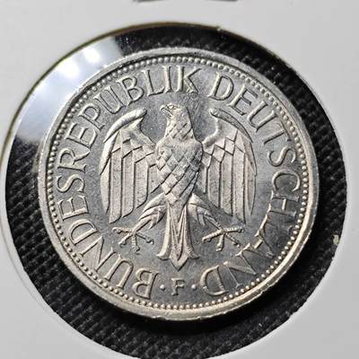 KK钱币收藏小铺  第417期 2月预留时间 周末发货 1989德国1马克 好品