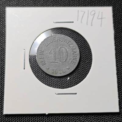 KK钱币收藏小铺  第417期 2月预留时间 周末发货  徳紧10芬尼代币