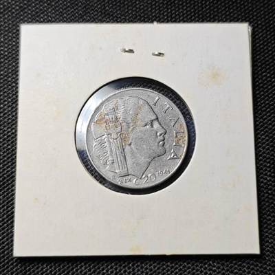 KK钱币收藏小铺  第417期 2月预留时间 周末发货 1941意大利20里拉