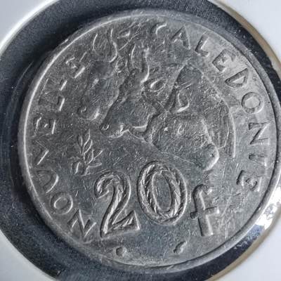 沼泽如烟--第1041场 - 法属新喀里多尼亚1977年20法郎