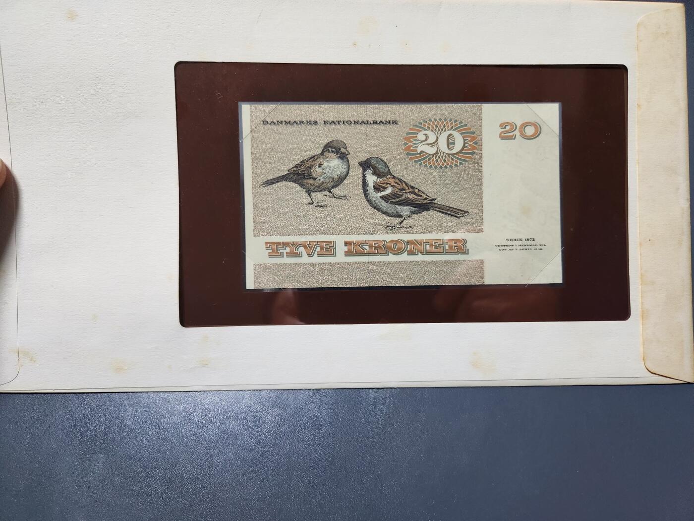 4月1号晚上8点 中外纸币自动截拍第50场 丹麦20 首发A0冠 富兰克林邮币封 新品轻微黄点