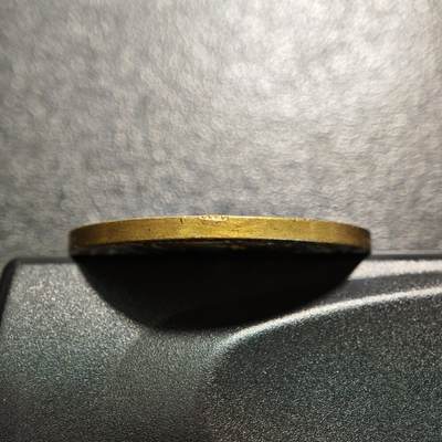 【德藏】世界币章拍卖第170期（拍品征集中~欢迎藏友联系） 1923年 德国德紧比勒菲尔德市1金马克镀金铜币 1金马克等值于1万亿马克 少见 原封纸袋 直径约：31.7mm；重约：13.8g