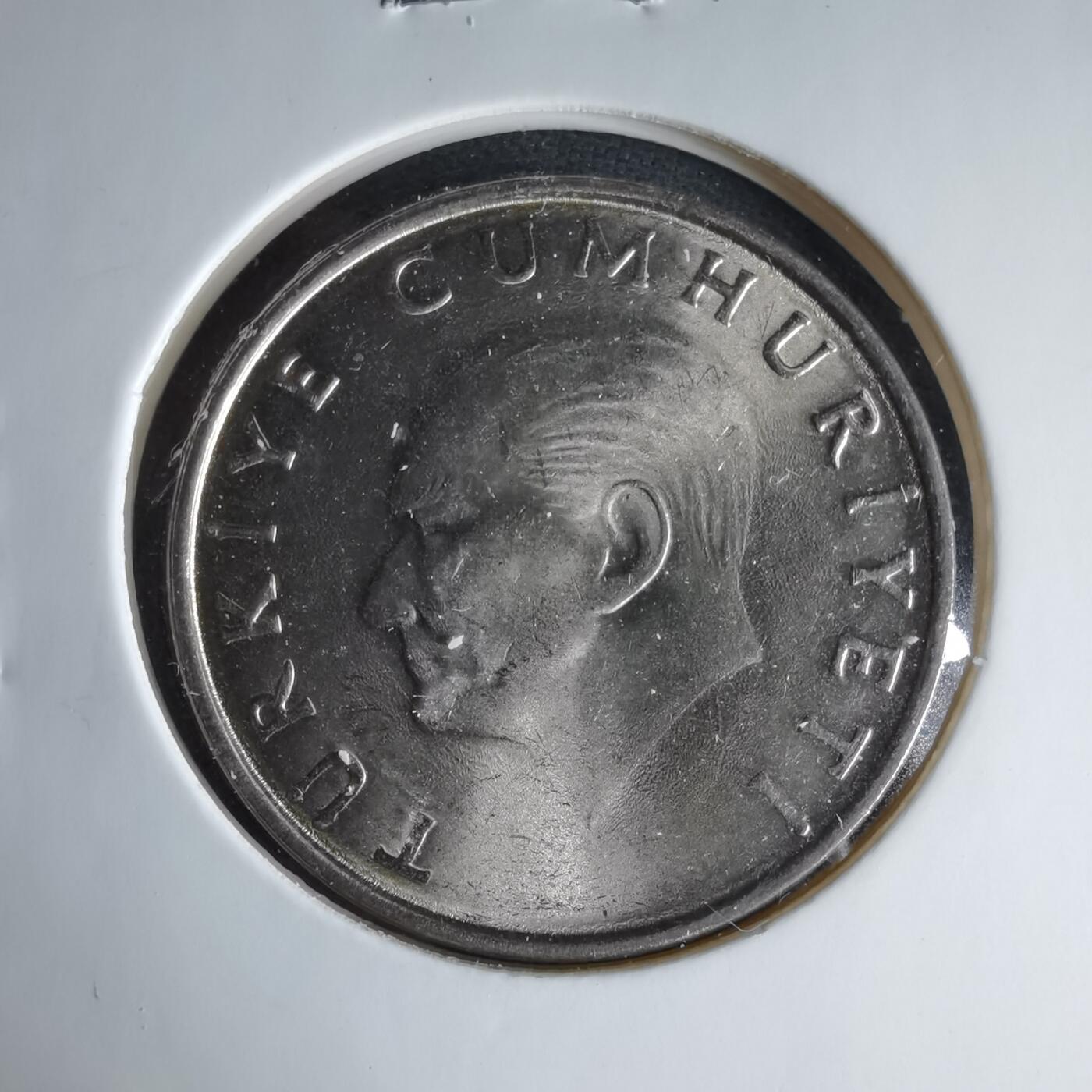 沼泽如烟--第1041场 土耳其1986年50里拉