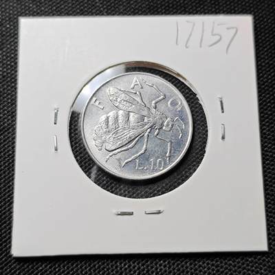 KK钱币收藏小铺  第417期 2月预留时间 周末发货 1974圣马力诺10里拉 