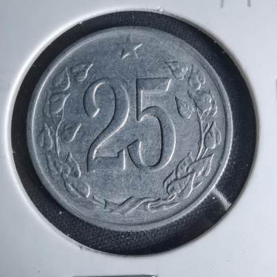 沼泽如烟--第1041场 - 捷克斯洛伐克1962年25赫勒