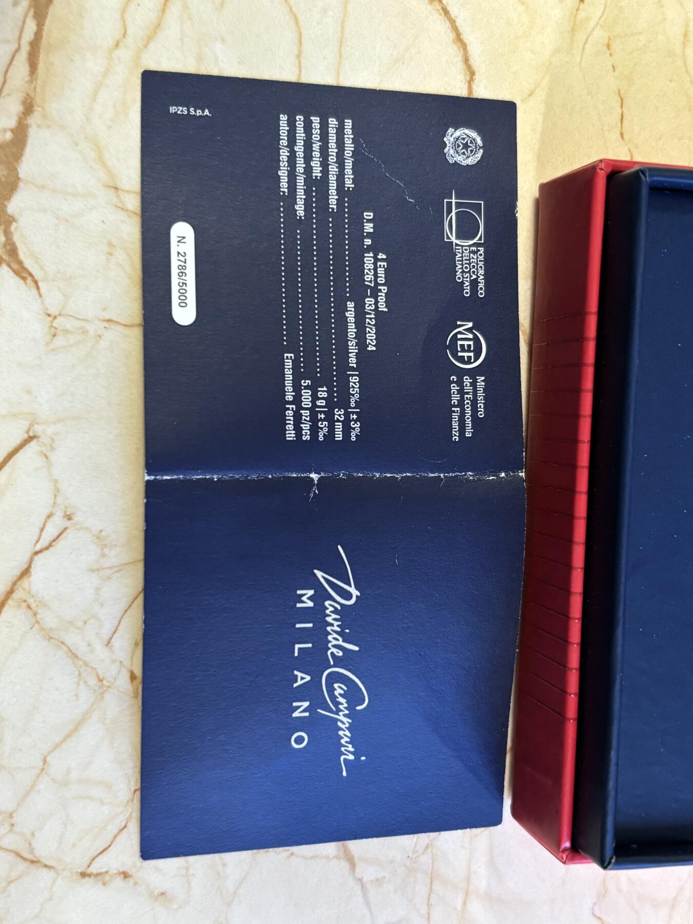 第196期拍卖 意大利2025年二十世界知名开胃酒金巴利彩色纪念银币，18克，发行5000枚