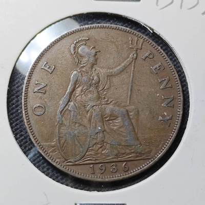 KK钱币收藏小铺  第415期 2月预留时间 周末发货 1936英国1便士