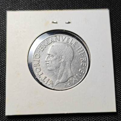 KK钱币收藏小铺  第417期 2月预留时间 周末发货 1940意大利1里拉 