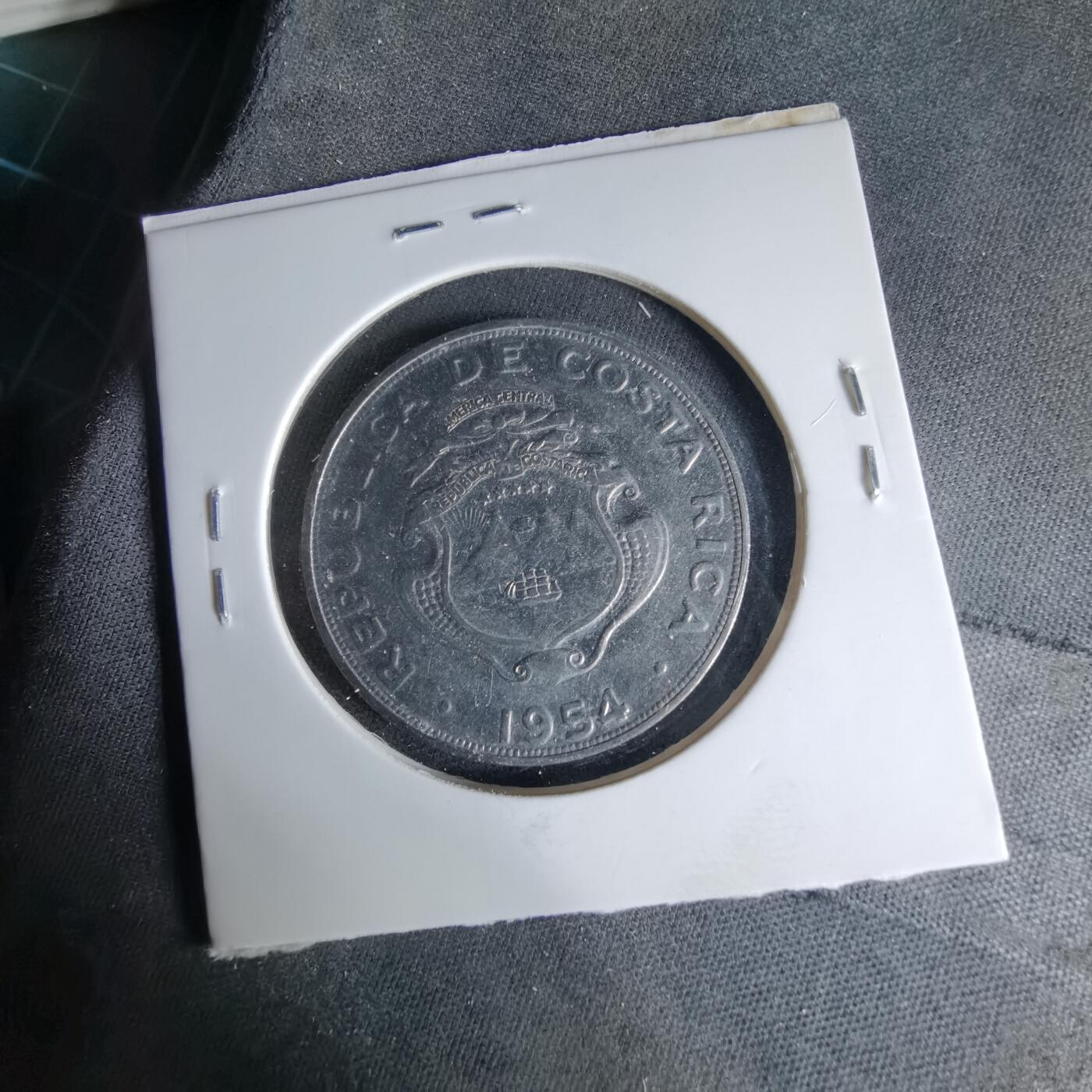 沼泽如烟--第1041场 哥斯达黎加1954年1科朗