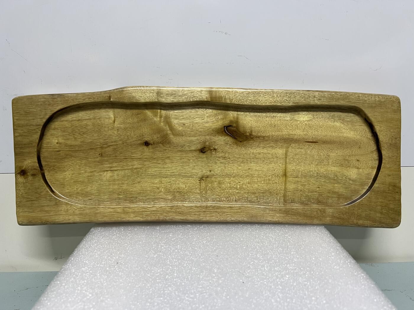 零元拍：NO5-6金丝楠茶盘 金光闪闪。尺寸约：40/14/2.5CM。