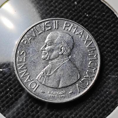 KK钱币收藏小铺  第415期 2月预留时间 周末发货 没蒂冈50里拉 