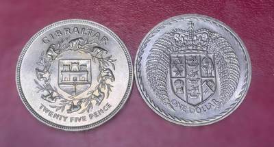 北京马甸外国币专卖第149期，外国币专场，陆续上拍，欢迎关注 - 品相起级好的格恩济和新西兰克郎币