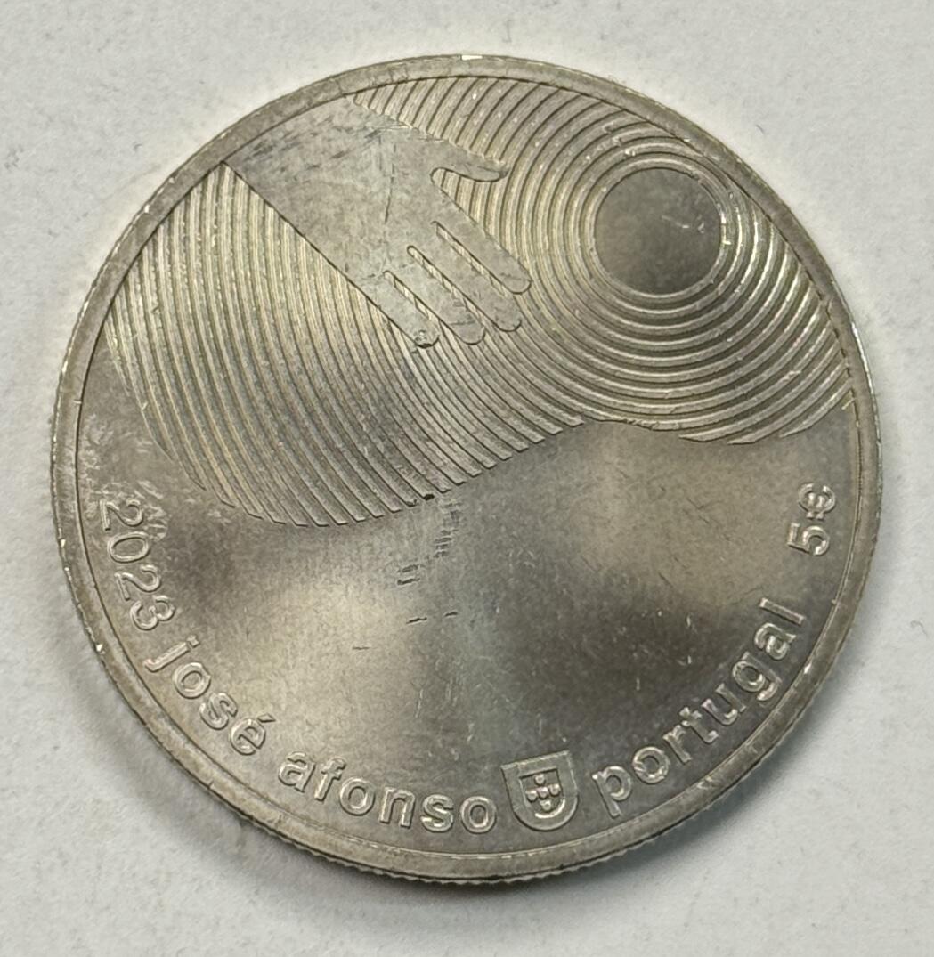 S&S Numismatic世界钱币-拍卖 第125期  葡萄牙2023年 著名的葡萄牙歌手、作曲家和诗人-何塞·阿丰索 5欧元纪念币