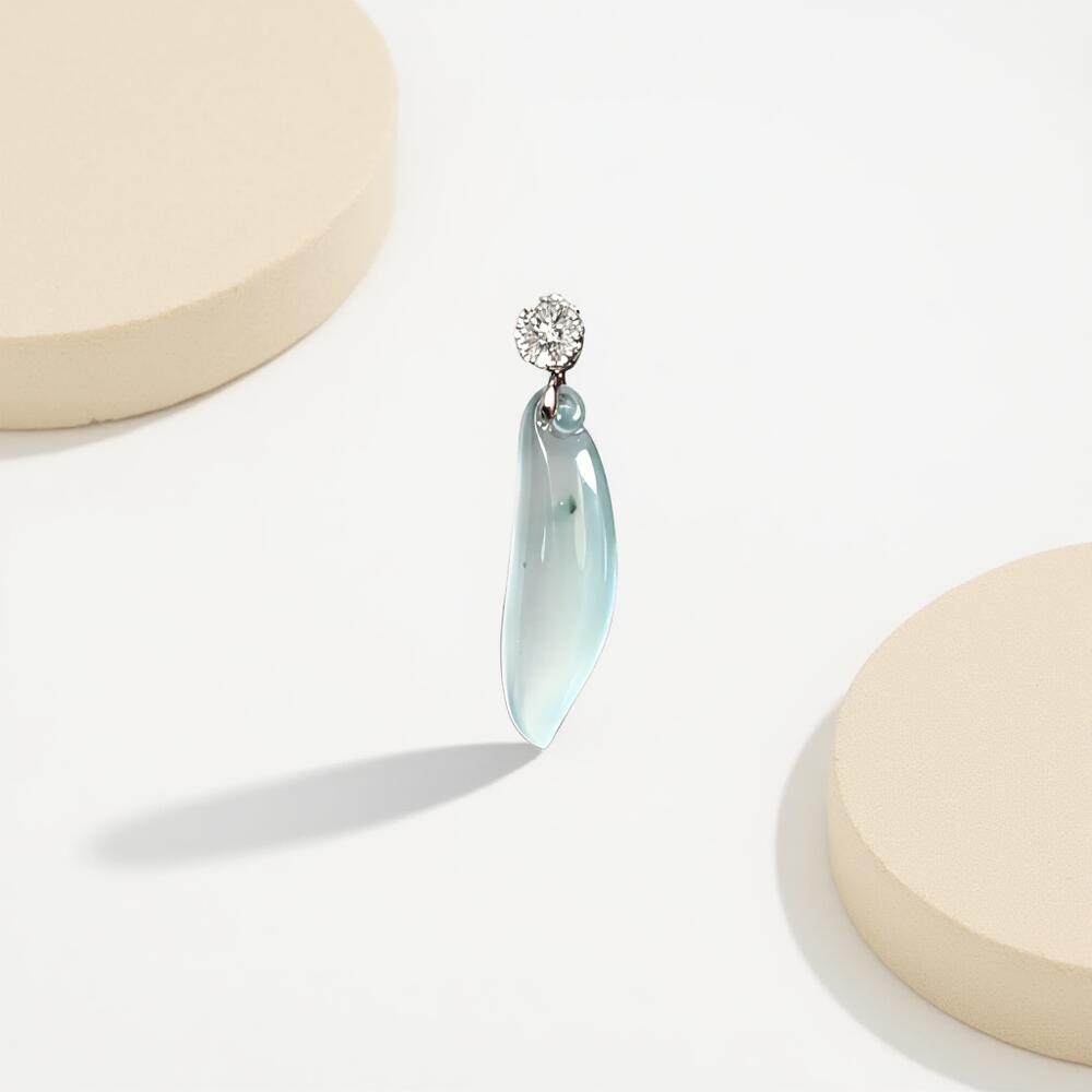 碧月说宝 君子怀瑾·当代和田玉清风专场（七） 18k镶钻福瓜延绵