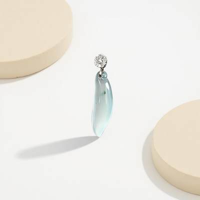 碧月说宝 君子怀瑾·当代和田玉清风专场（七） - 18k镶钻福瓜延绵