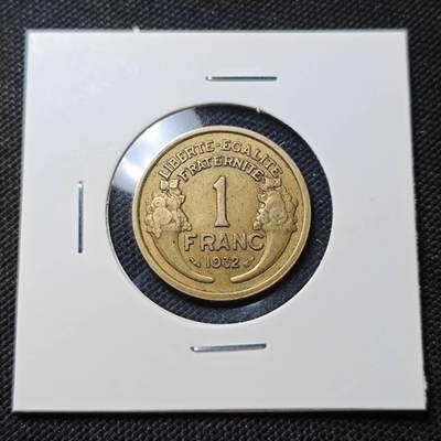 KK钱币收藏小铺  第415期 2月预留时间 周末发货 1932法国1法郎 