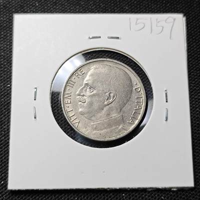 KK钱币收藏小铺  第415期 2月预留时间 周末发货 1920意大利50分 四狮子