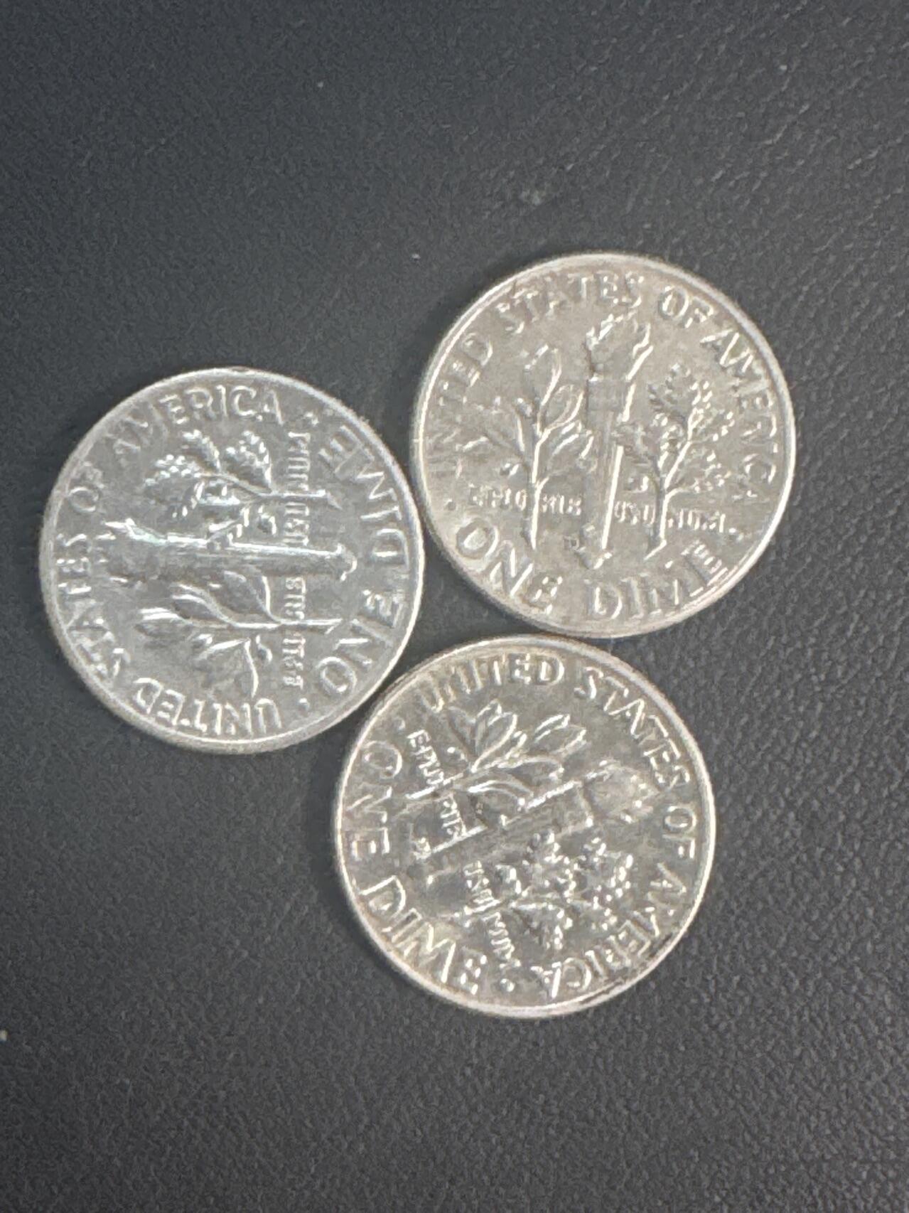 ❤️【币观天下】❤️ 第347期钱币拍卖场- 2026.4.3周五晚上6点半场 长期征集拍品  美国罗斯福10美分银币3枚一组