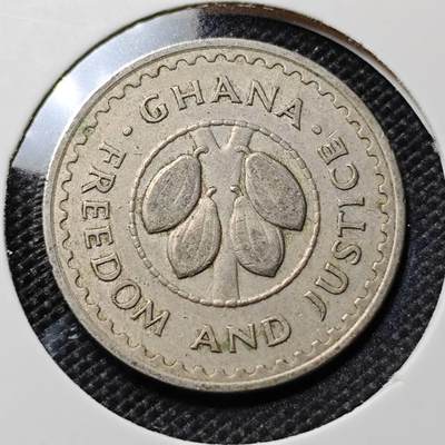 KK钱币收藏小铺  第417期 2月预留时间 周末发货 1967加纳 