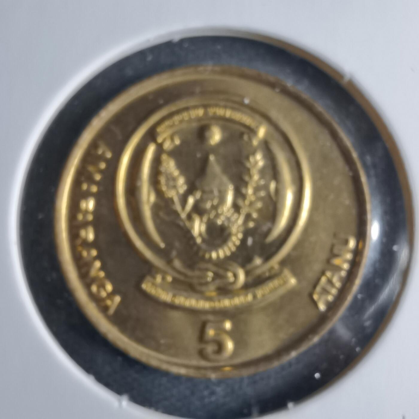 沼泽如烟--第1040场 卢旺达2003年5法郎