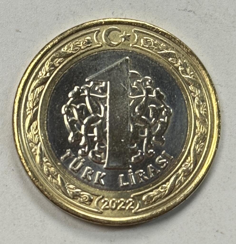 S&S Numismatic世界钱币-拍卖 第125期  土耳其2022年 杜姆卢珀纳尔战役佰年 1里拉双色纪念币