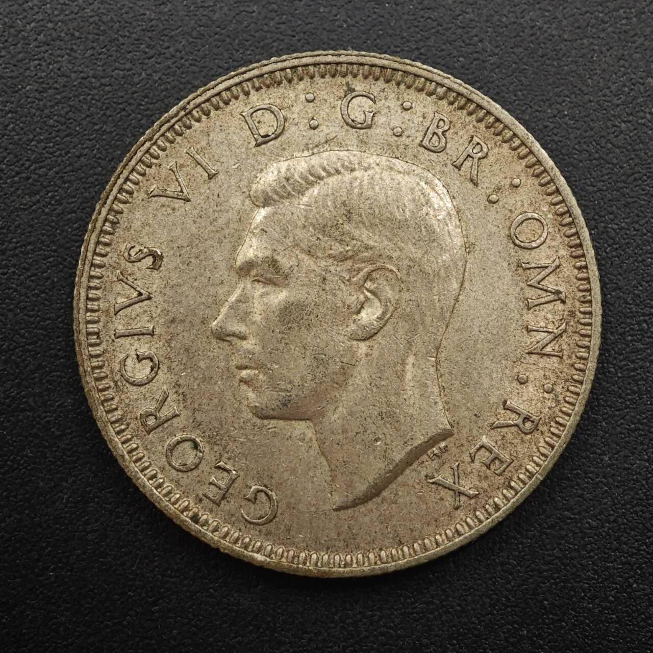 【淘币小摊】实时拍第八百八十七拍   散币场    每周一统一发货 英国1942年乔治六世一先令银币