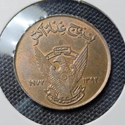 KK钱币收藏小铺  第417期 2月预留时间 周末发货 苏丹5米利姆 