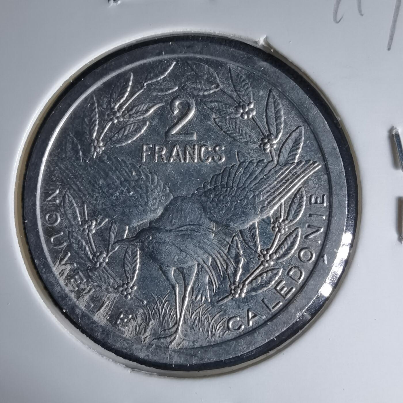 沼泽如烟--第1041场 法属新喀里多尼亚1990年2法郎