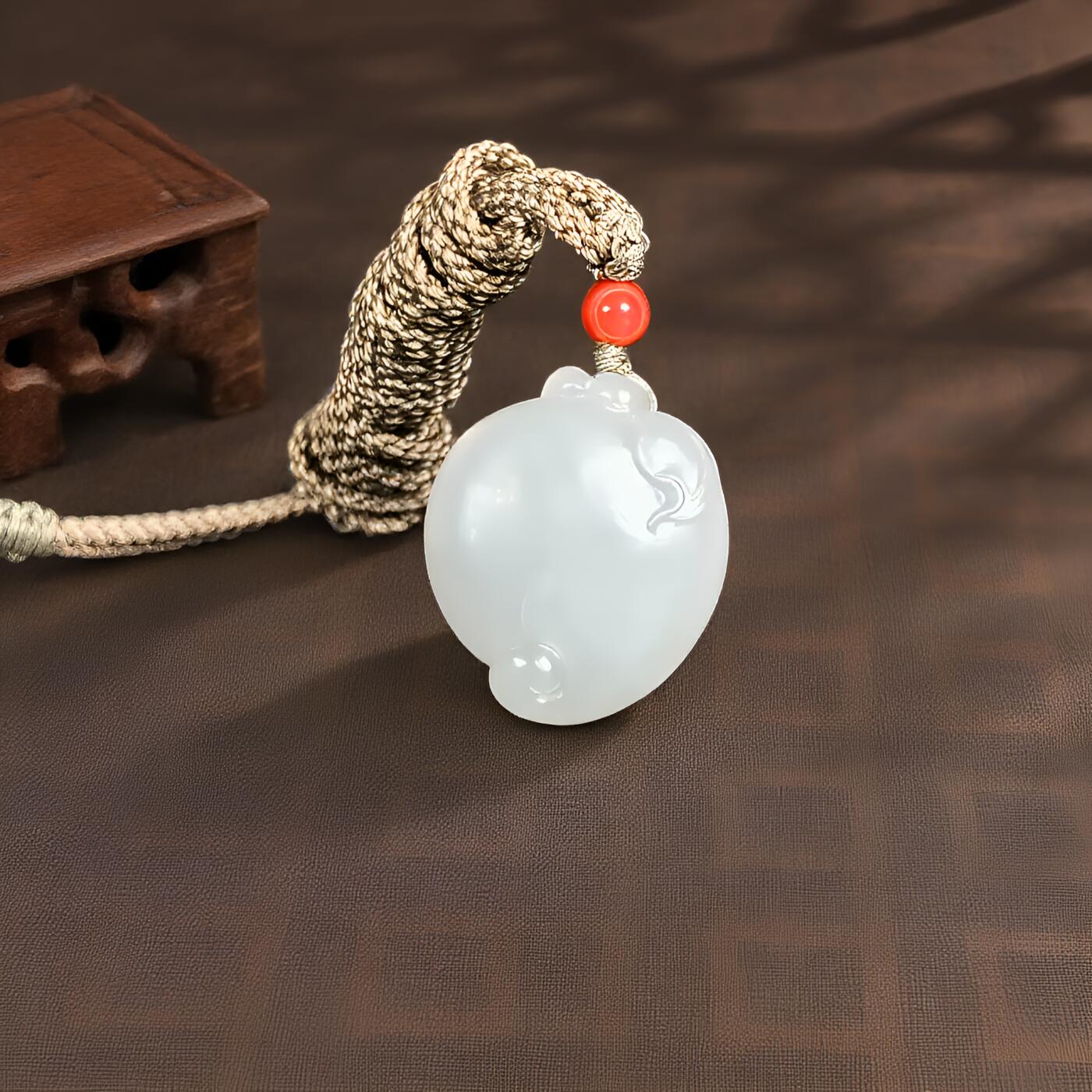 碧月说宝 君子怀瑾·当代和田玉清风专场（七） 和田玉寿桃