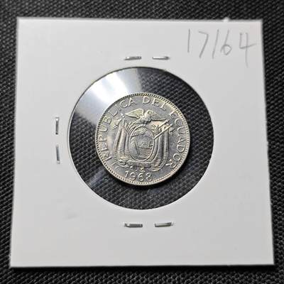 KK钱币收藏小铺  第417期 2月预留时间 周末发货 1968厄瓜多尔10分