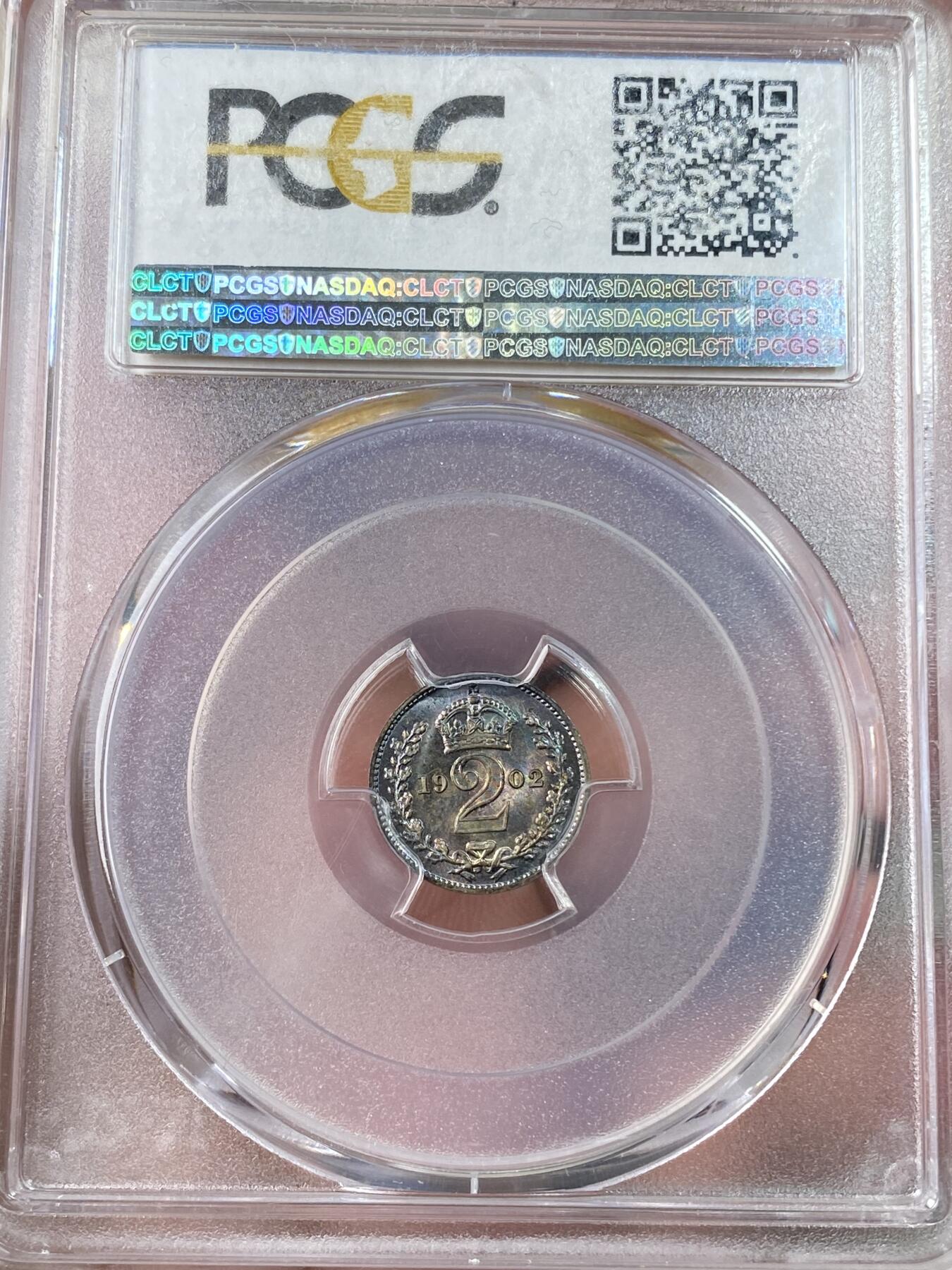 万国钱币拍卖第064期 PCGS PL65~67 1902年英国爱德华七世类精制濯足币一套四枚 绝美五彩包浆GEM顶级品质