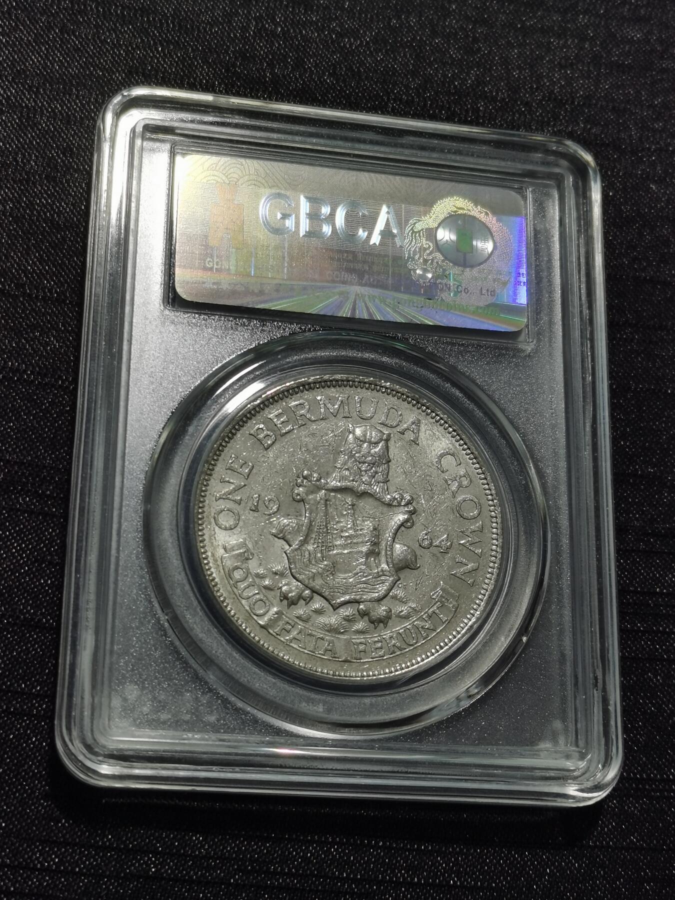 天下钱庄专场欢迎参拍 英属百慕大群岛女王银币