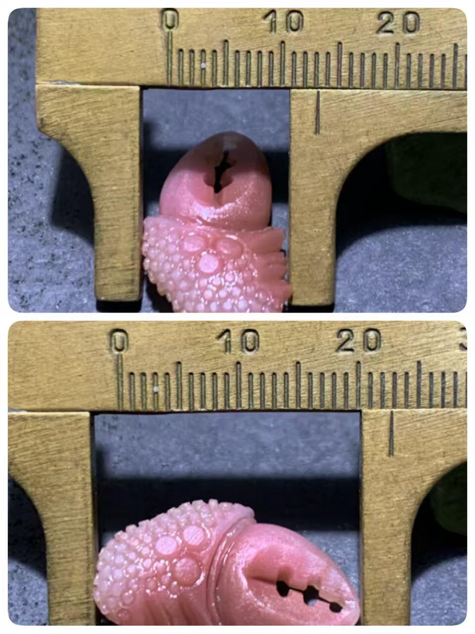 精美亚光盐源玛瑙手工雕刻蟹钳“有钱”吊坠一颗，