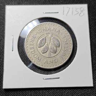 KK钱币收藏小铺  第417期 2月预留时间 周末发货 1967加纳20比塞瓦