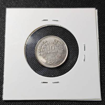 KK钱币收藏小铺  第415期 2月预留时间 周末发货 1976哥斯达黎加10分 