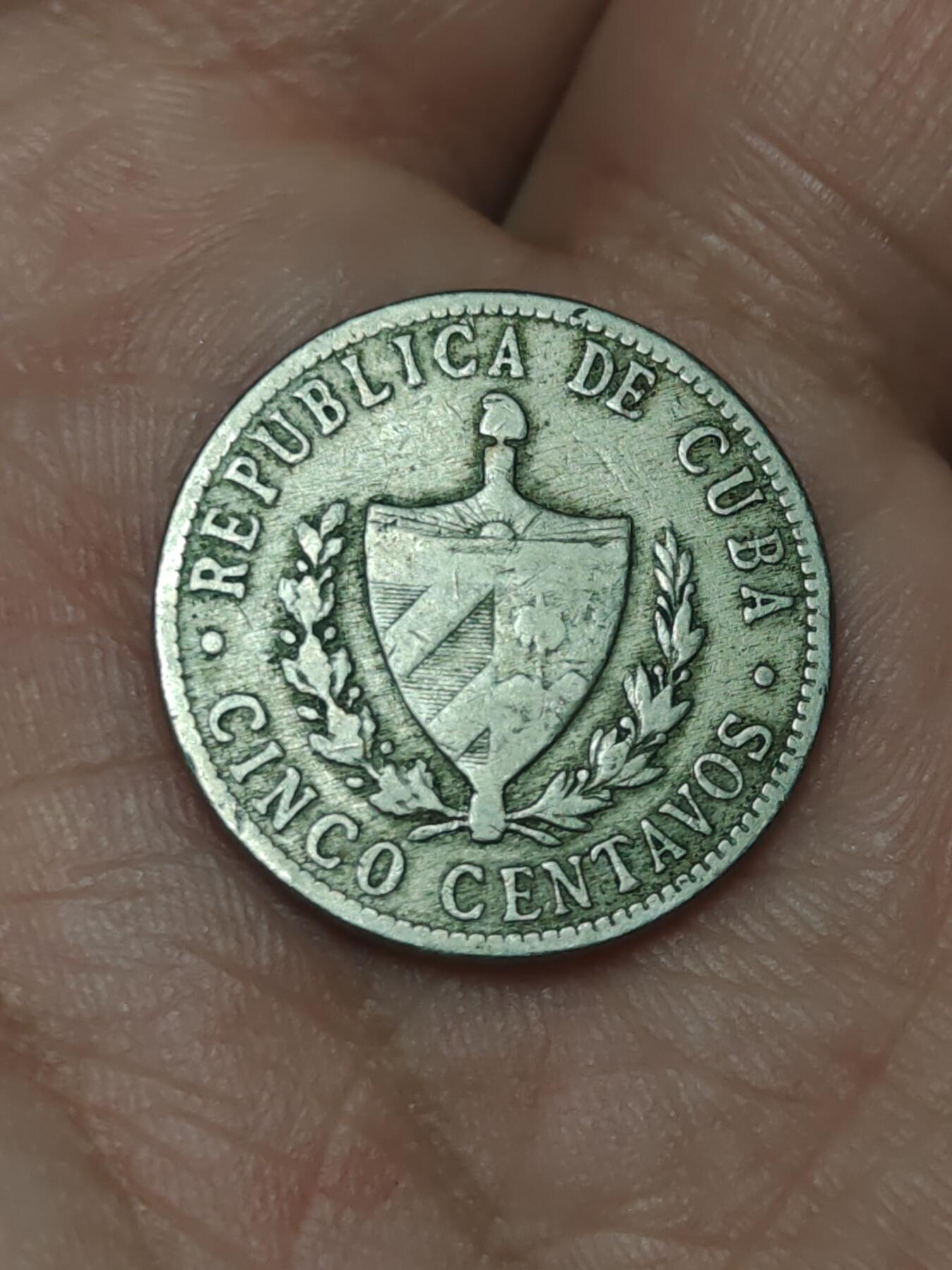 2026年第三十九场(总第二百零八场）外国好品散币场(免佣金) 古巴🇨🇺1946年5分(1915–1958年第四版)