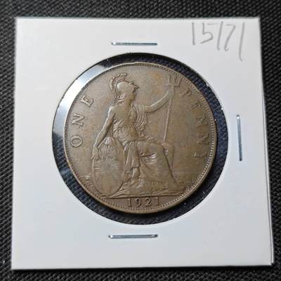 KK钱币收藏小铺  第415期 2月预留时间 周末发货 1921英国1便士 