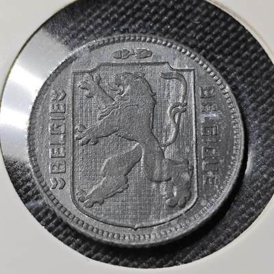 KK钱币收藏小铺  第417期 2月预留时间 周末发货 1945比利时1法郎 